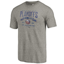 Load image into Gallery viewer, New York Islanders 2019 Stanley Cup Playoffs Bound Buzzer Beater Tri-Blend T-Shirt - Gray NHL Guys Tee
