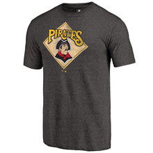 Load image into Gallery viewer, Pittsburgh Pirates Hometown Collection Retro Logo T-Shirt - Black MLB Guys Tee