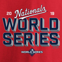 Load image into Gallery viewer, Washington Nationals 2019 World Series Bound Can Of Corn T-Shirt - Red MLB Guys Tee
