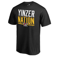 Load image into Gallery viewer, Pittsburgh Pirates Hometown Collection Yinzer Nation T-Shirt - Black MLB Guys Tee