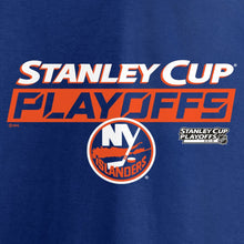 Load image into Gallery viewer, New York Islanders 2019 Stanley Cup Playoffs Bound Body Checking T-Shirt - Royal NHL Guys Tee