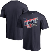 Load image into Gallery viewer, Washington Capitals 2018 Stanley Cup Champions Drop Pass T-Shirt - Navy NHL Guys Tee