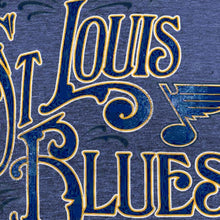 Load image into Gallery viewer, St. Louis Blues Hometown Collection Tri-Blend T-Shirt - Blue NHL Guys Tee