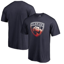 Load image into Gallery viewer, Florida Panthers Gradient Logo T-Shirt - Navy NHL Guys Tee