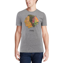 Load image into Gallery viewer, Chicago Blackhawks Adidas Heritage Logo Series Tri-Blend T-Shirt - Heathered Gray NHL Guys Tee