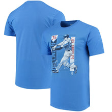 Load image into Gallery viewer, Corey Seager Los Angeles Dodgers Color Block Series Player Graphic T-Shirt - Royal MLB Guys Tee