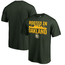 Load image into Gallery viewer, Oakland Athletics Hometown Collection Oakland Roots T-Shirt - Green MLB Guys Tee