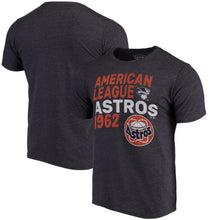 Load image into Gallery viewer, Houston Astros Threads Throwback Cooperstown Collection Tri-Blend T-Shirt - Navy MLB Guys Tee