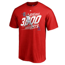 Load image into Gallery viewer, Albert Pujols Los Angeles Angels 3000Th Hit Career Achievement Photo T-Shirt - Red MLB Guys Tee