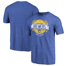 Load image into Gallery viewer, Milwaukee Brewers Hometown Collection Barrel Men T-Shirt - Royal MLB Guys Tee