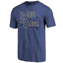 Load image into Gallery viewer, St. Louis Blues Hometown Collection Tri-Blend T-Shirt - Blue NHL Guys Tee