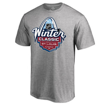 Load image into Gallery viewer, Nhl 2020 Winter Classic Event Logo T-Shirt - Gray NHL Guys Tee