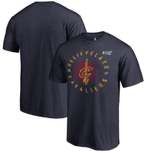 Load image into Gallery viewer, Cleveland Cavaliers 2017 Eastern Conference Finals Bound Buzzer T-Shirt - Navy NBA Guys Tee