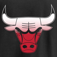 Load image into Gallery viewer, Chicago Bulls Gradient Logo T-Shirt - Black NBA Guys Tee