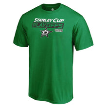 Load image into Gallery viewer, Dallas Stars 2019 Stanley Cup Playoffs Bound Body Checking T-Shirt - Kelly Green NHL Guys Tee