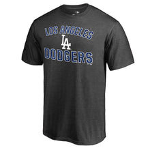 Load image into Gallery viewer, Los Angeles Dodgers Victory Arch T-Shirt - Charcoal MLB Guys Tee
