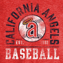 Load image into Gallery viewer, Los Angeles Angels Hometown Collection Curve T-Shirt - Red MLB Guys Tee