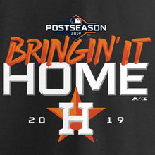 Load image into Gallery viewer, Houston Astros 2019 Division Series Winner Locker Room T-Shirt - Black MLB Guys Tee