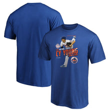 Load image into Gallery viewer, Jacob Degrom New York Mets 2019 Nl Cy Young Award T-Shirt - Royal MLB Guys Tee