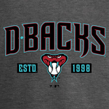 Load image into Gallery viewer, Arizona Diamondbacks Snakeskin Hometown Collection T-Shirt - Heathered Charcoal MLB Guys Tee