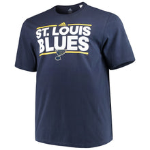 Load image into Gallery viewer, St. Louis Blues Adidas Dassler T-Shirt - Navy NHL Guys Tee