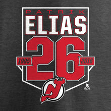 Load image into Gallery viewer, Patrik Elias New Jersey Devils Retirement T-Shirt - Heather Gray NHL Guys Tee