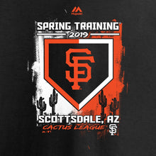 Load image into Gallery viewer, San Francisco Giants 2019 Spring Training Base On Ball T-Shirt - Black MLB Guys Tee