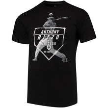 Load image into Gallery viewer, Anthony Rizzo Chicago Cubs Memorabele Moment Player T-Shirt - Black MLB Guys Tee