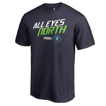 Load image into Gallery viewer, Minnesota Timberwolves 2018 Nba Playoffs Slogan T-Shirt - Navy NBA Guys Tee