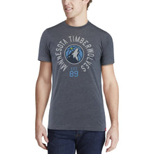 Load image into Gallery viewer, Minnesota Timberwolves Sportiqe Comfy Super Soft Tri-Blend T-Shirt - Navy NBA Guys Tee