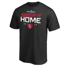 Load image into Gallery viewer, St. Louis Cardinals 2019 Division Series Winner Locker Room T-Shirt - Black MLB Guys Tee