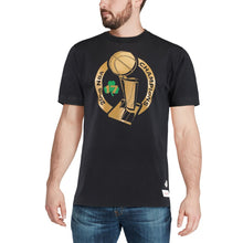 Load image into Gallery viewer, Boston Celtics Hardwood Classics 2008 Nba Champs Trophy T-Shirt - Black NBA Guys Tee