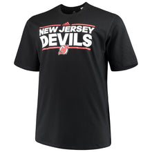 Load image into Gallery viewer, New Jersey Devils Adidas Dassler T-Shirt - Black NHL Guys Tee
