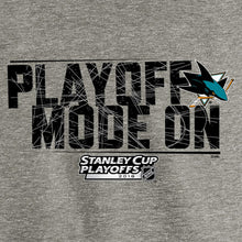 Load image into Gallery viewer, San Jose Sharks 2018 Stanley Cup Playoffs Home Ice Advantage T-Shirt - Heather Gray NHL Guys Tee