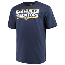 Load image into Gallery viewer, Nashville Predators Adidas Dassler T-Shirt - Navy NHL Guys Tee