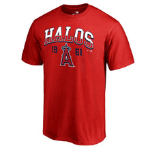 Load image into Gallery viewer, Los Angeles Angels Hometown Collection Halos T-Shirt - Red MLB Guys Tee