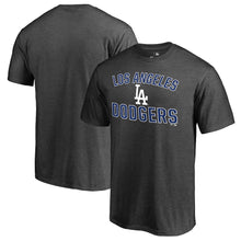 Load image into Gallery viewer, Los Angeles Dodgers Victory Arch T-Shirt - Charcoal MLB Guys Tee