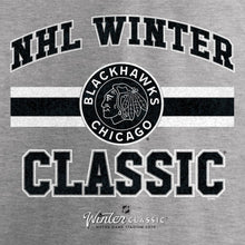 Load image into Gallery viewer, Chicago Blackhawks 2019 Winter Classic Vintage T-Shirt - Heather Gray NHL Guys Tee