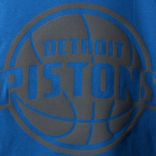 Load image into Gallery viewer, Detroit Pistons Majestic Reflective Tek Patch T-Shirt - Royal NBA Guys Tee