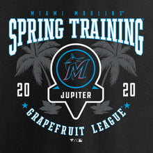 Load image into Gallery viewer, Miami Marlins 2020 Spring Training Pick Off Move T-Shirt – Black MLB Guys Tee