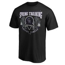 Load image into Gallery viewer, Colorado Rockies 2020 Spring Training Pick Off Move T-Shirt – Black MLB Guys Tee