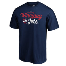 Load image into Gallery viewer, Winnipeg Jets 2019 Heritage Classic Mosaic T-Shirt - Navy NHL Guys Tee