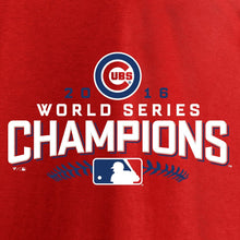 Load image into Gallery viewer, Chicago Cubs 2016 World Series Champions Walk T-Shirt - Red MLB Guys Tee
