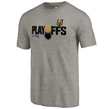 Load image into Gallery viewer, Vegas Golden Knights 2018 Stanley Cup Playoffs Bound Team Favorite Tri-Blend T-Shirt - Heathered Gray NHL Guys Tee