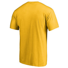 Load image into Gallery viewer, Nashville Predators 2019 Central Division Champions Clipping T-Shirt - Gold NHL Guys Tee
