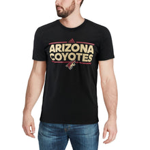 Load image into Gallery viewer, Arizona Coyotes Adidas Dassler Climalite Performance Raglan T-Shirt - Black NHL Guys Tee