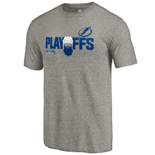 Load image into Gallery viewer, Tampa Bay Lightning 2018 Stanley Cup Playoffs Bound Team Favorite Tri-Blend T-Shirt - Heather Gray NHL Guys Tee