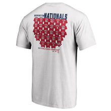 Load image into Gallery viewer, Washington Nationals 2019 World Series Champions Jersey Roster T-Shirt - White MLB Guys Tee