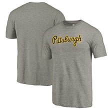 Load image into Gallery viewer, Pittsburgh Pirates Hometown Collection Script T-Shirt - Gray MLB Guys Tee