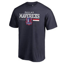 Load image into Gallery viewer, Dallas Mavericks Hoops For Troops T-Shirt - Navy NBA Guys Tee
